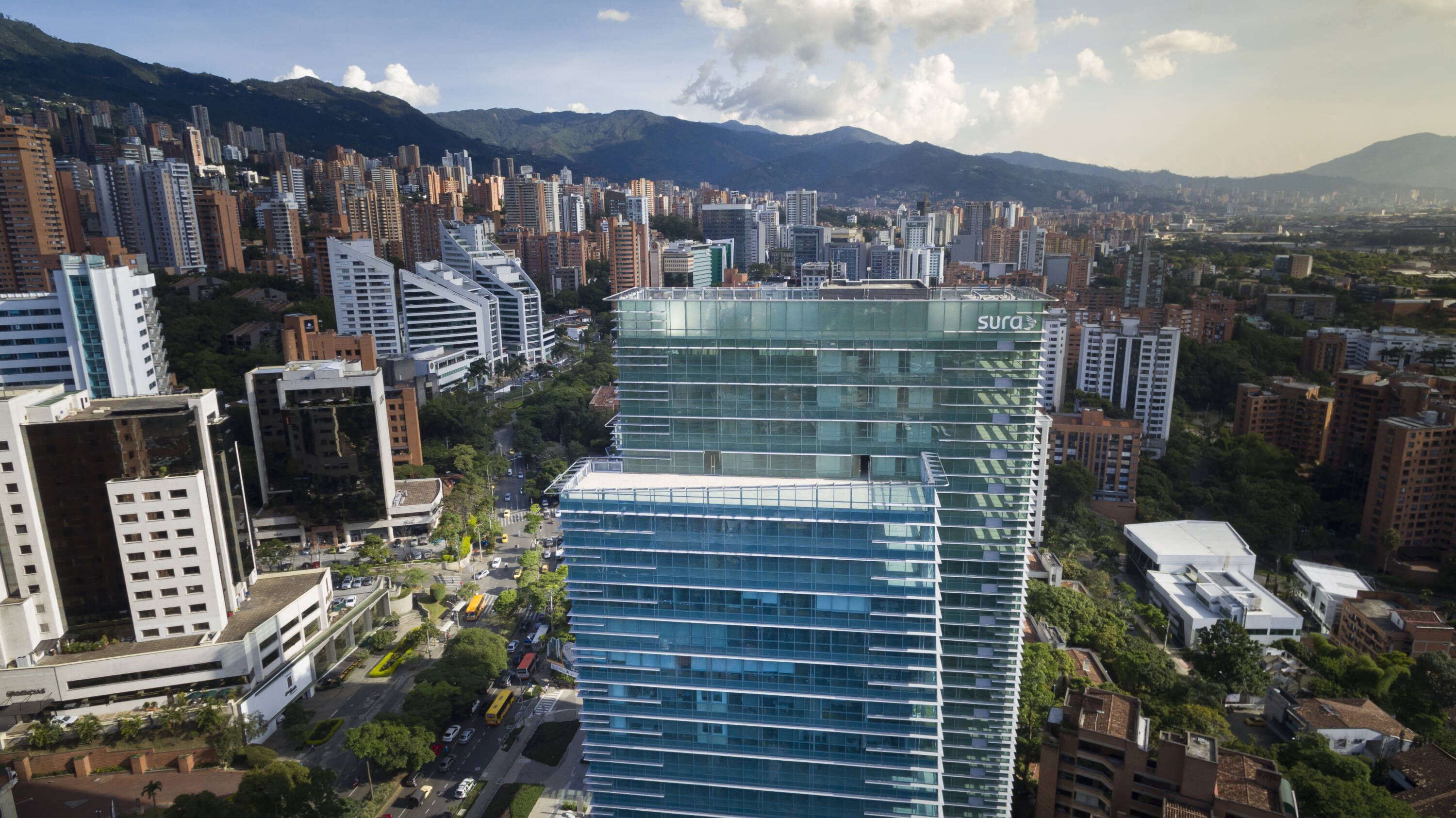 Sede del Grupo de Inversiones Suramericana (Grupo Sura) en Medellín (Colombia).
