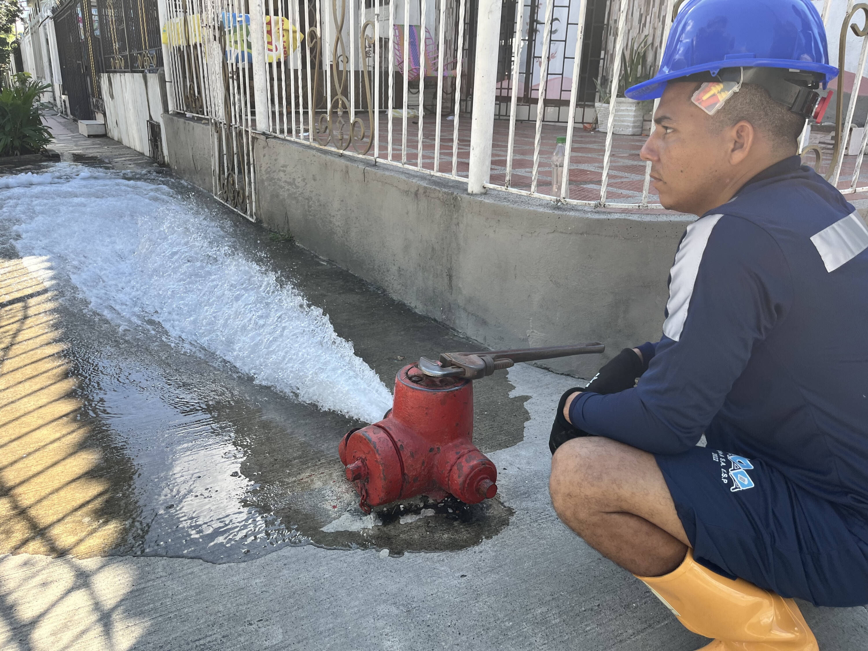 La Empresa triple a ha continuado con su proceso de toma de mudra, análisis y seguimiento de la calidad de Agua.