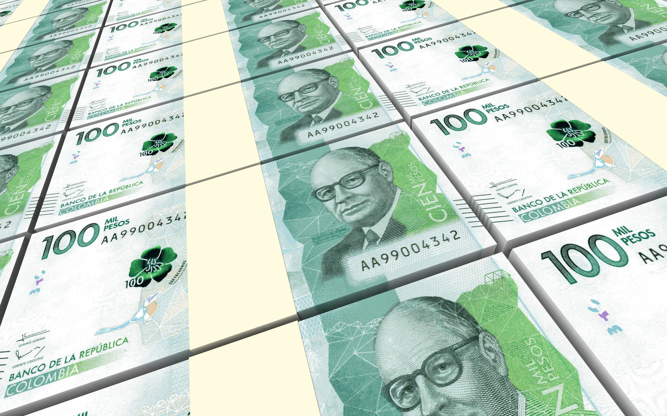 Billetes de 100 mil