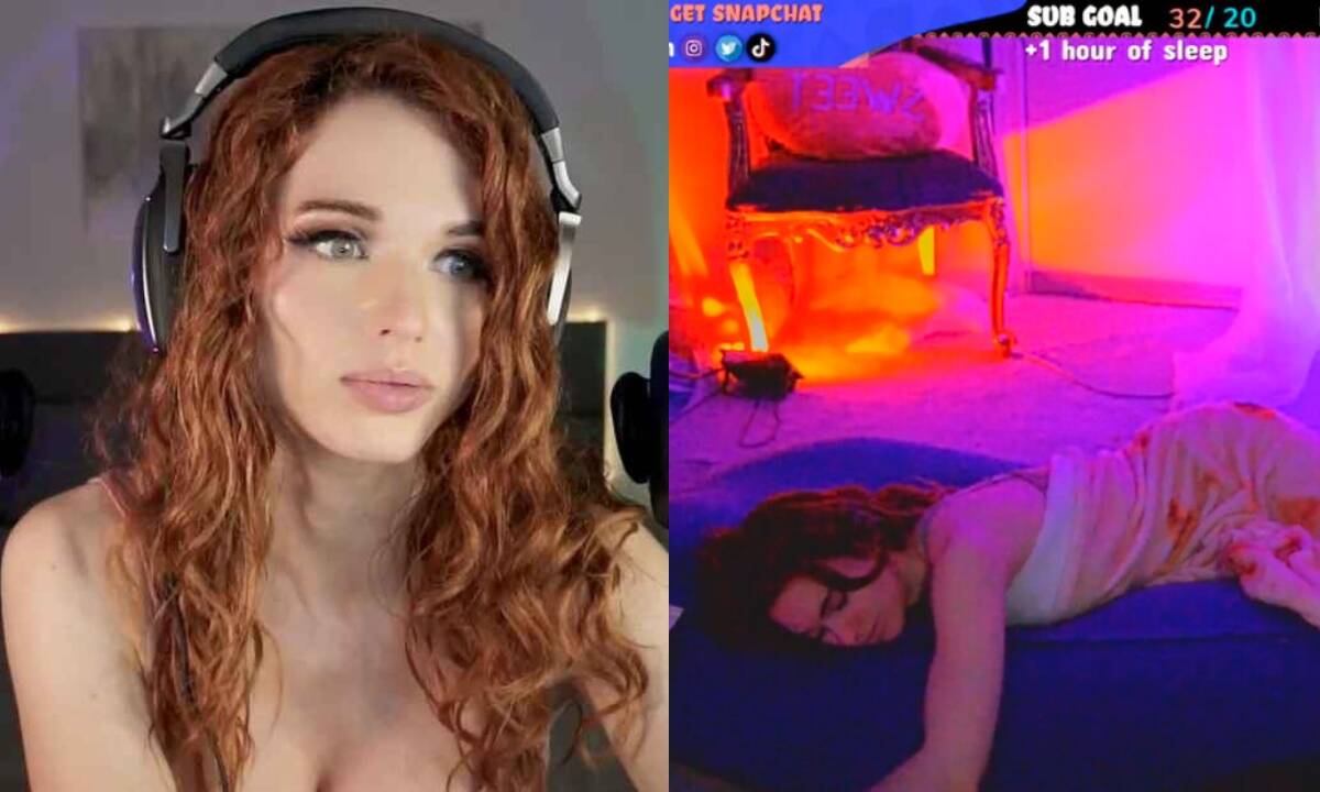 Amouranth revela la millonada que gana al mes solo por dormir en Twitch