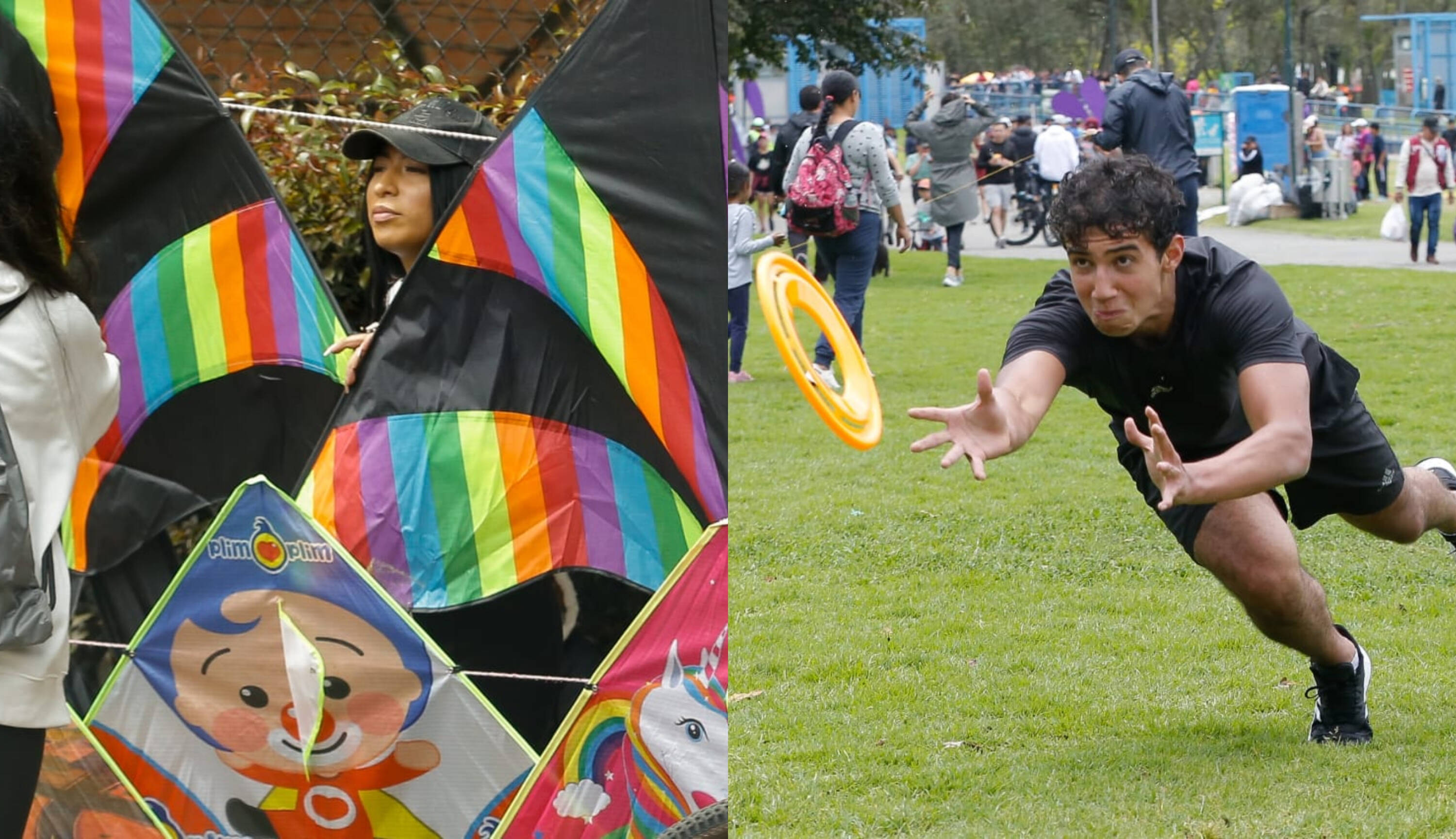 Familias Bogotanas Disfrutan de la Programa de la parte especial del festival de Verano