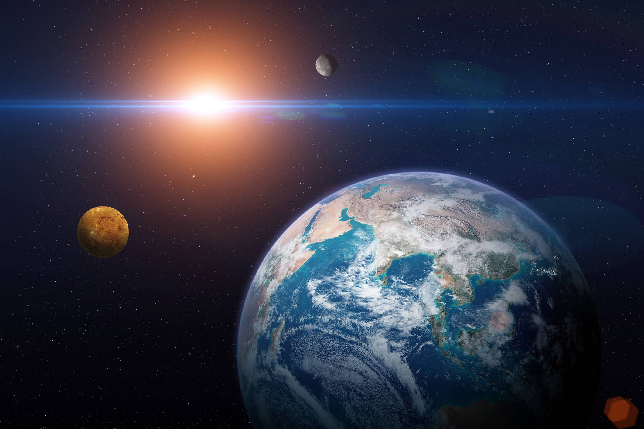 Un día en Mercurio equivale a 243 días terrestres, y las temperaturas alcanzan los 480°C.