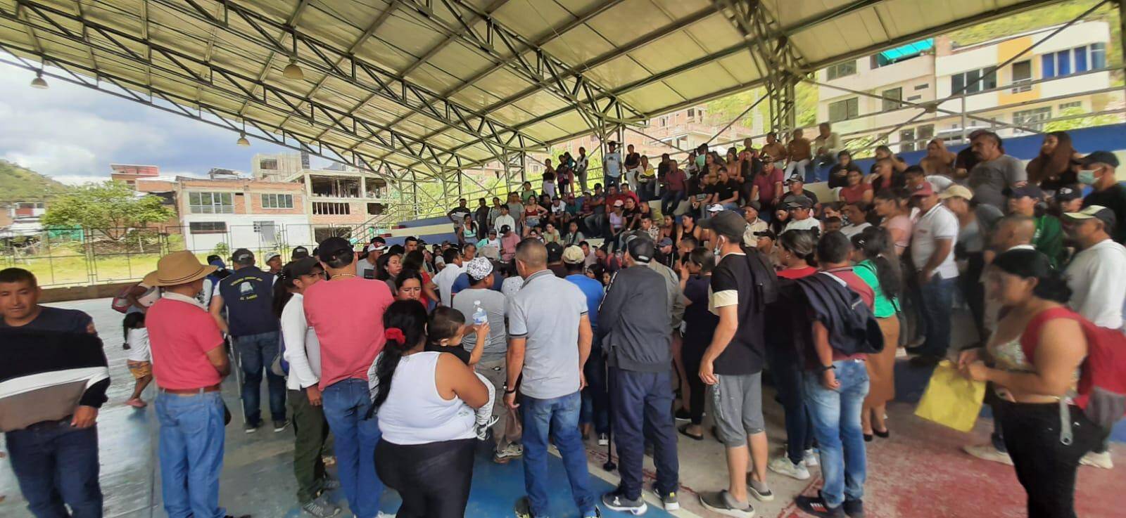 Desplazados en Nariño.