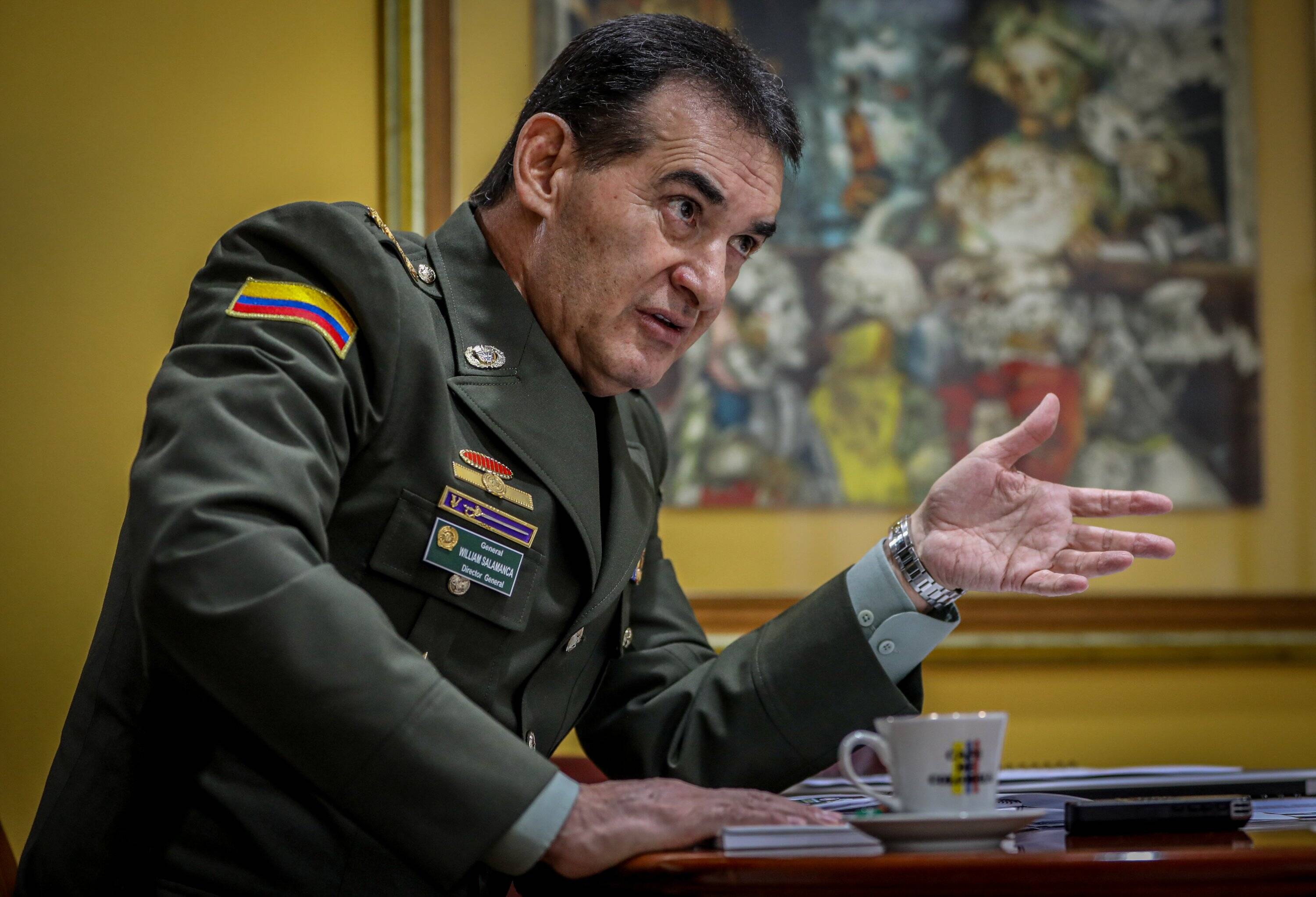 General William René Salamanca Ramírez, director de a Policía Nacional de Colombia.