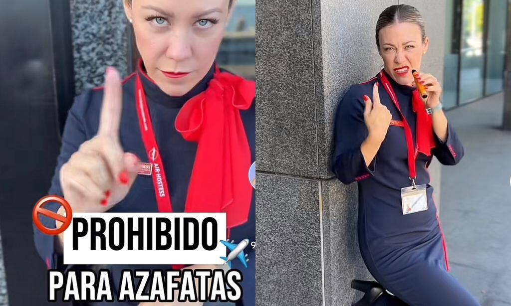 Azafata revela lo que no puede hacer por su trabajo, se hace viral