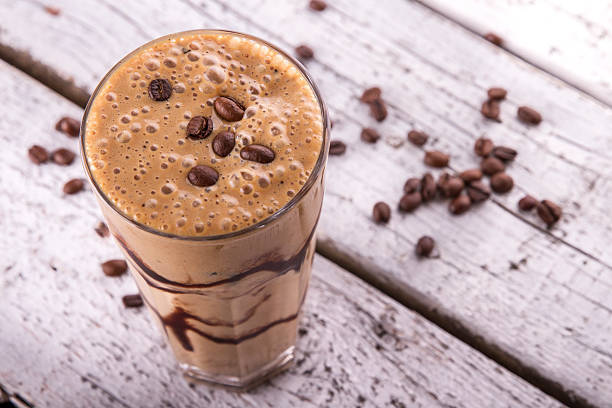 Café frappé.