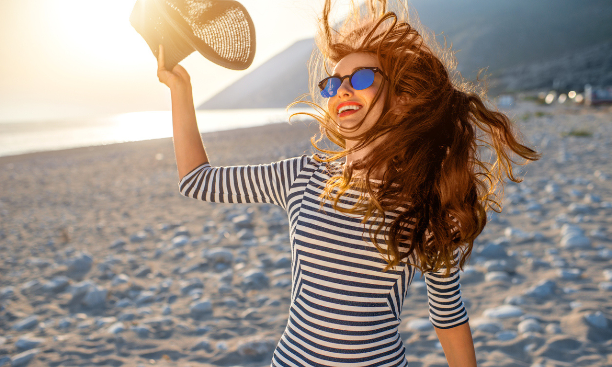 Protect your hair from the sun and water.