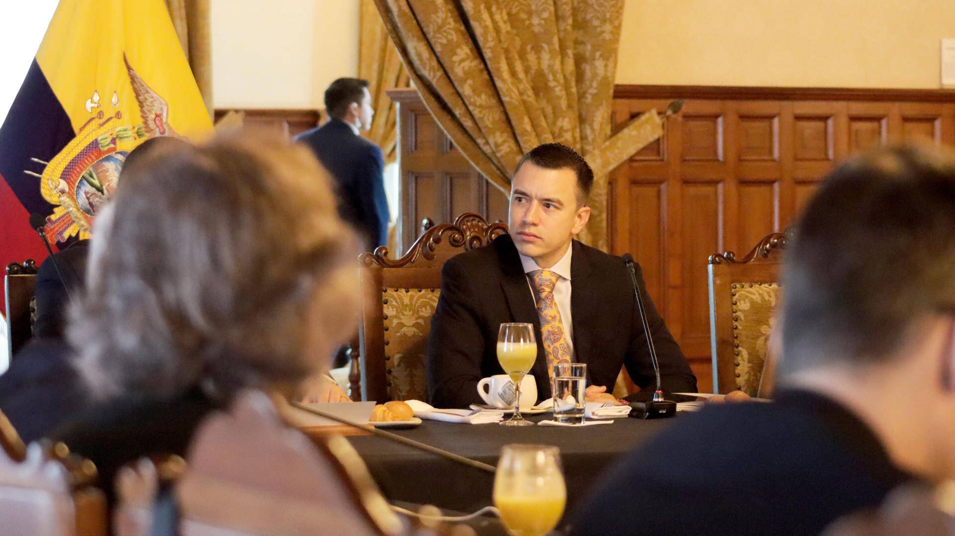Daniel Noboa, presidente de Ecuador.