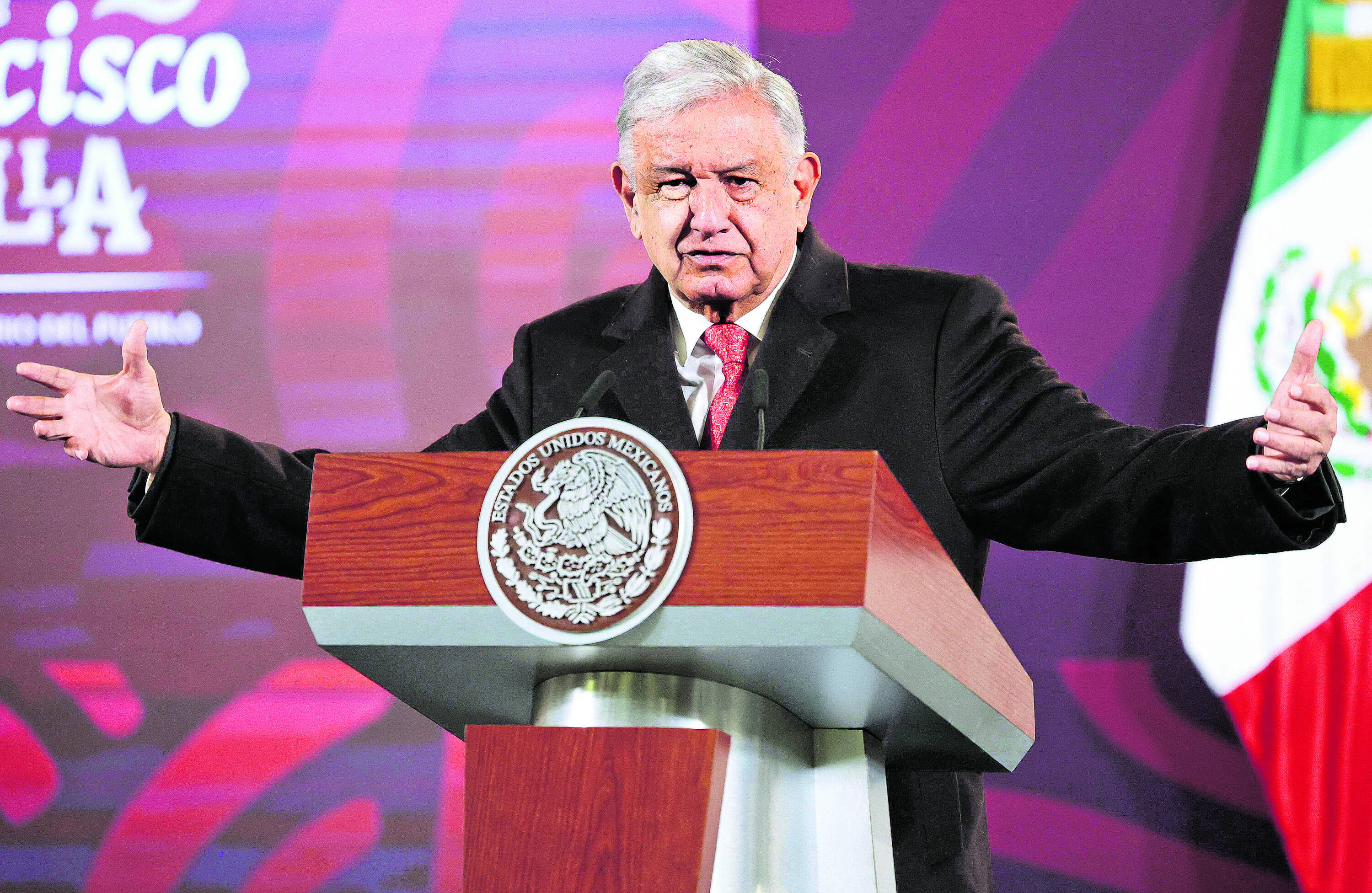 ntervención diaria del presidente AMLO del 13 de diciembre de 2023, en la que aprovechó para pedir el respeto por la voluntad popular de Guatemala.