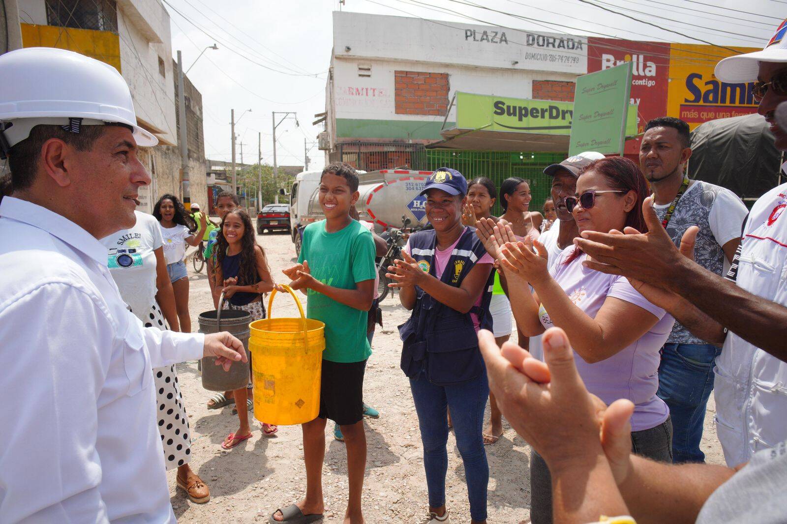 Cartagena sin agua.
