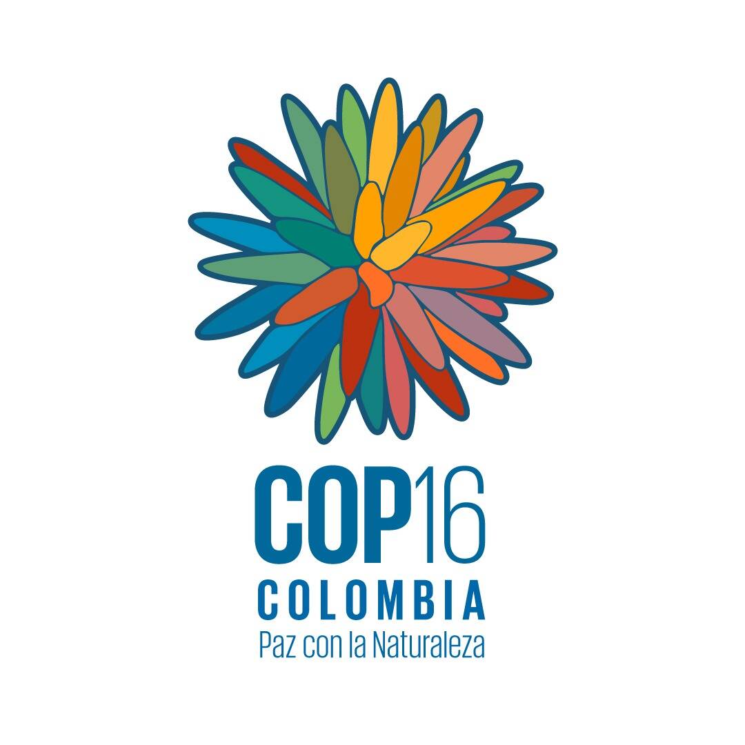 Logo oficial de la COP16.