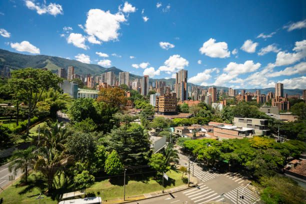 La ciudad de Medellín.