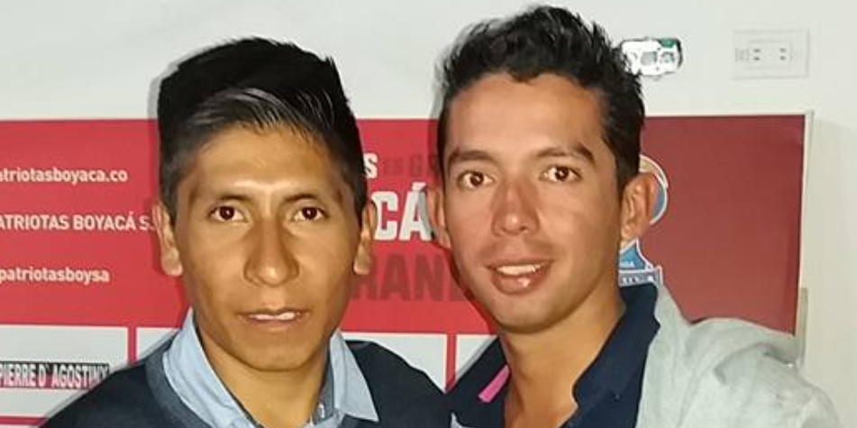 Iván Darío Bothia Cely junto a Nario Quintana.
