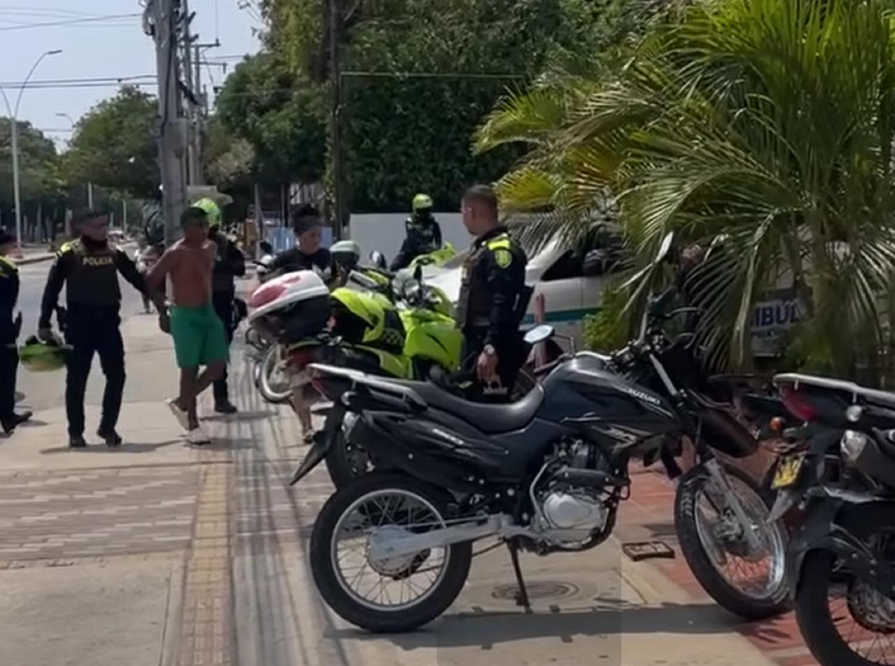 La Policía en conjunto con el Inpec logró ubicar y trasladar de nuevo a los pacientes a la clínica.