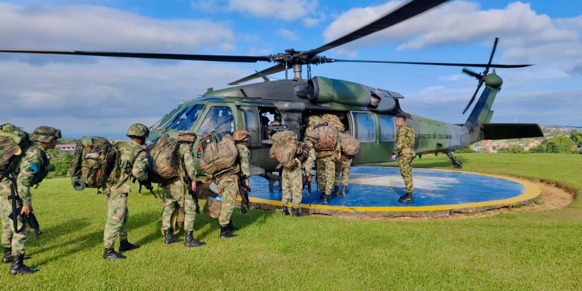 Foto de archivo de tropas del Ejército de Colombia
