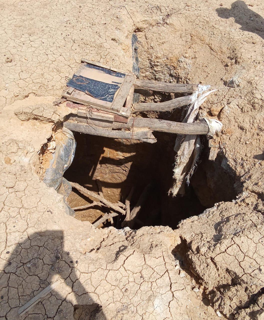 Aspecto de un pozo de agua seco en la Alta Guajira.