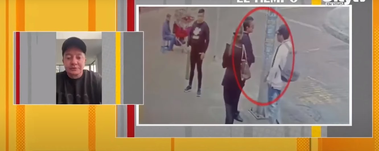 Cantante víctima de robo en Bogotá.