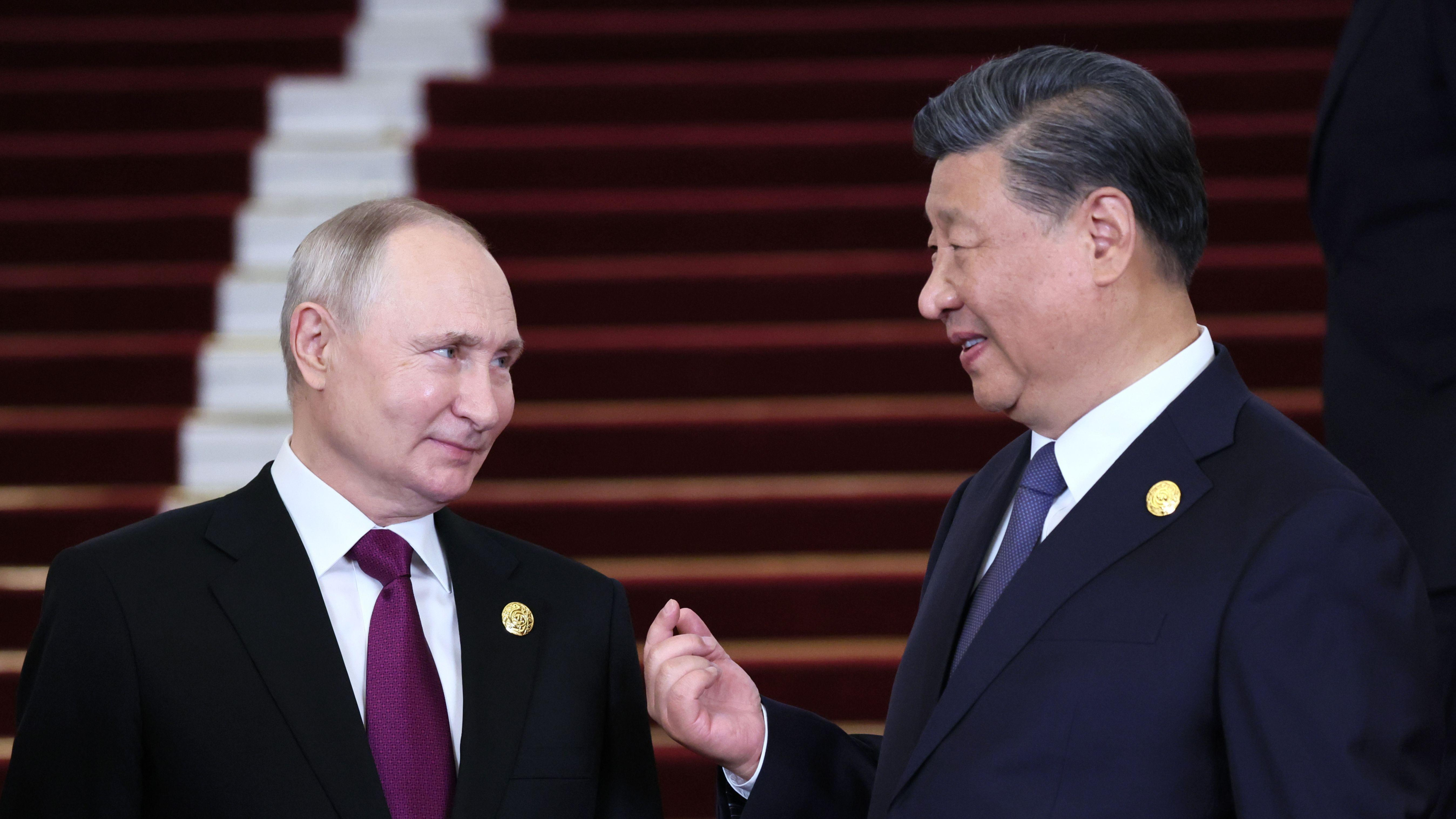 Reunión de Putin y XI EN 2023.