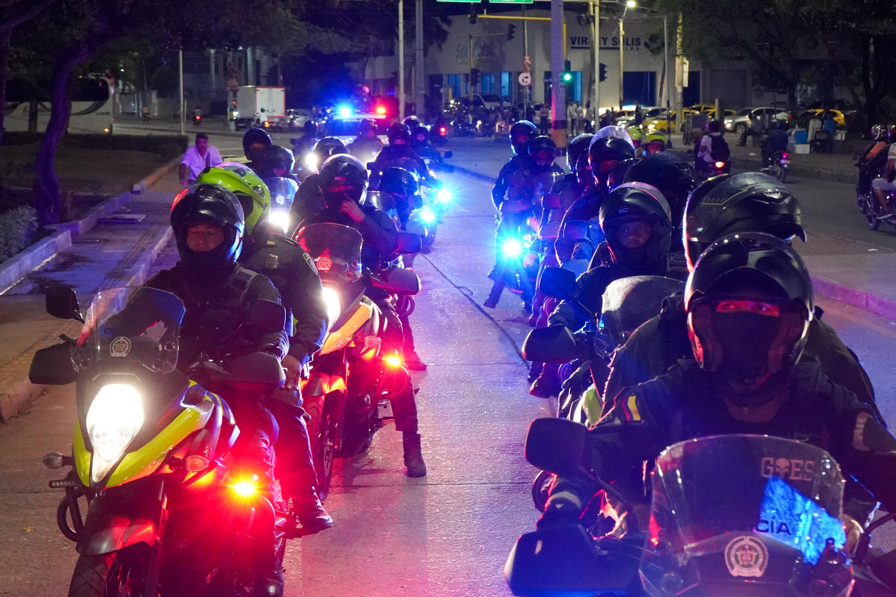 Operativos de la Policía en Cartagena