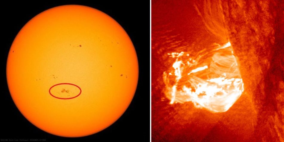 La extraña mancha en el Sol que preocupa en la Tierra: es responsable