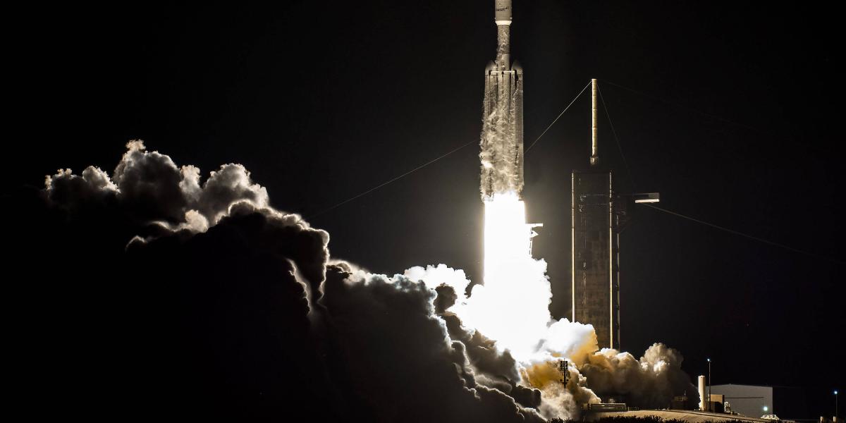 Cohete Falcon 9 Heavy.