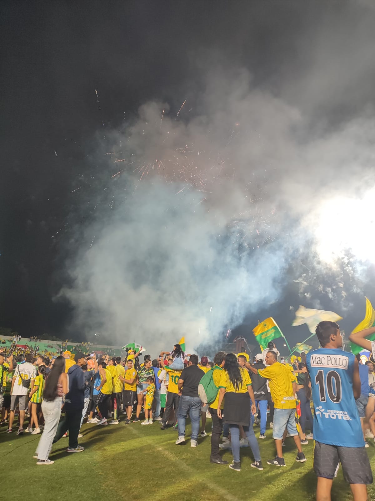Recibimiento Atlético Bucaramanga.