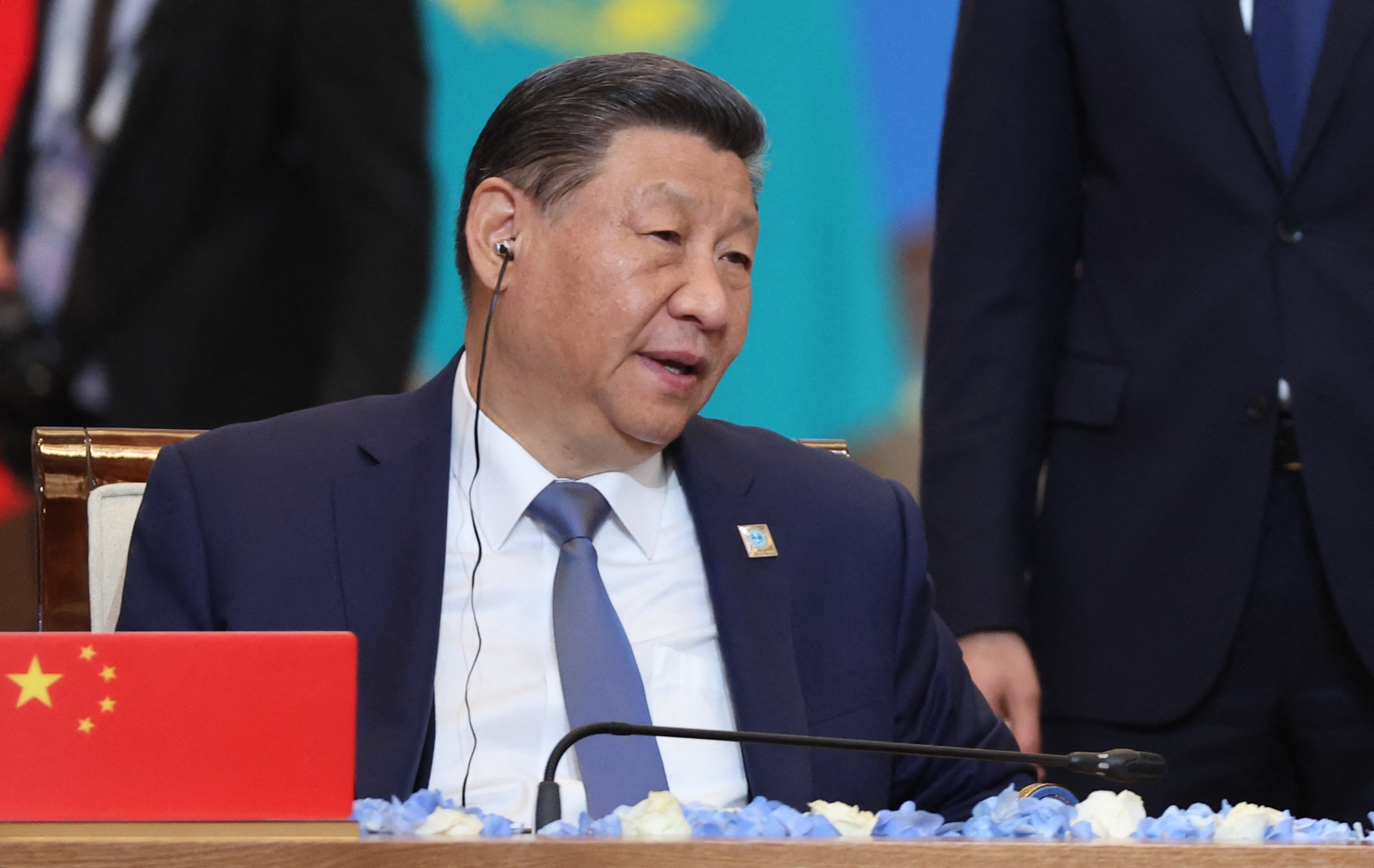 El presidente de China, Xi Jinping, asiste a la cumbre de líderes de los estados miembros de la Organización de Cooperación de Shanghái (OCS).