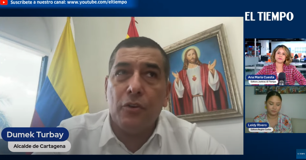 Dumek Turbay, Alcalde de Cartagena en Entrevista Con El Tiempo.