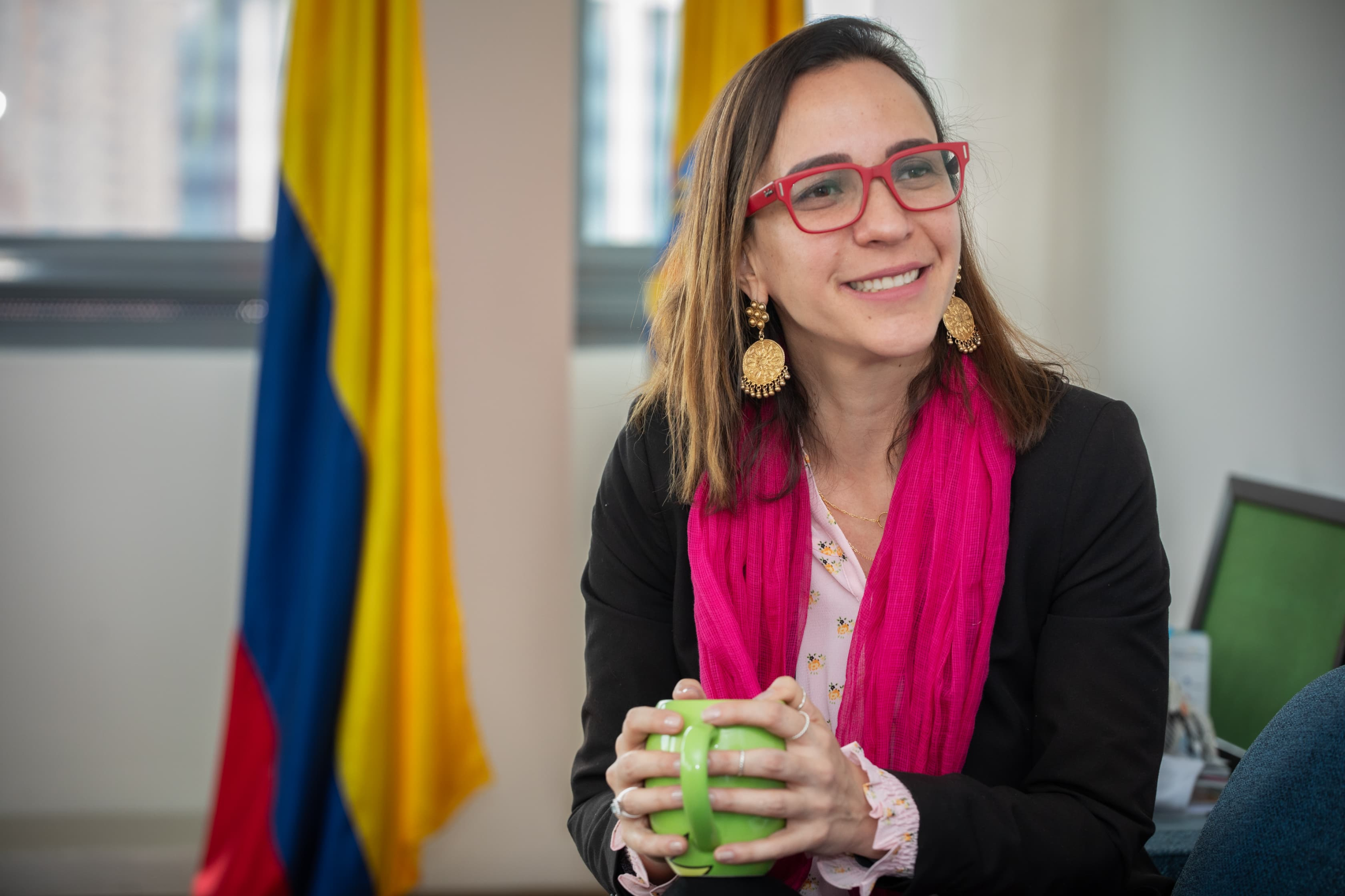 Secretaria de Desarrollo Económico, María del Pilar López Uribe.