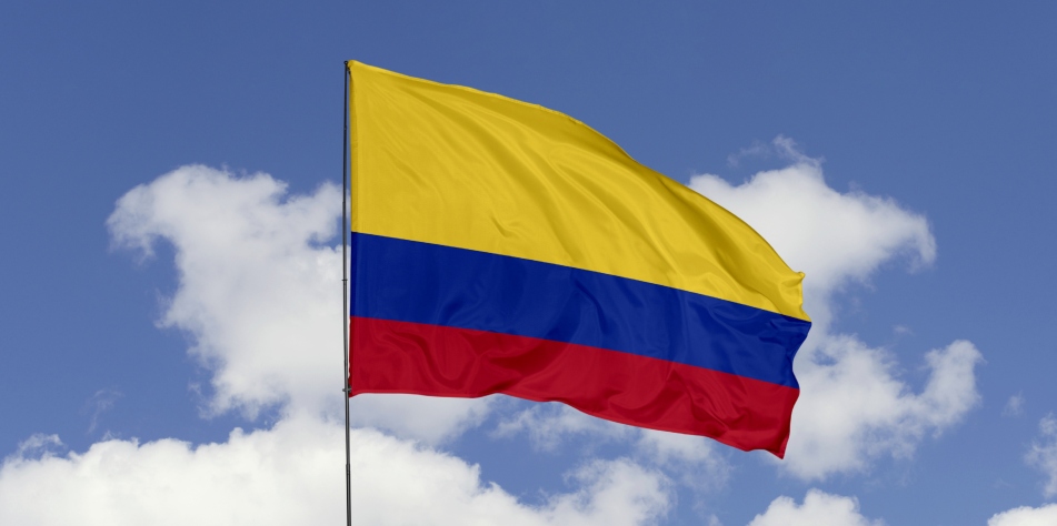 Bandera de Colombia.