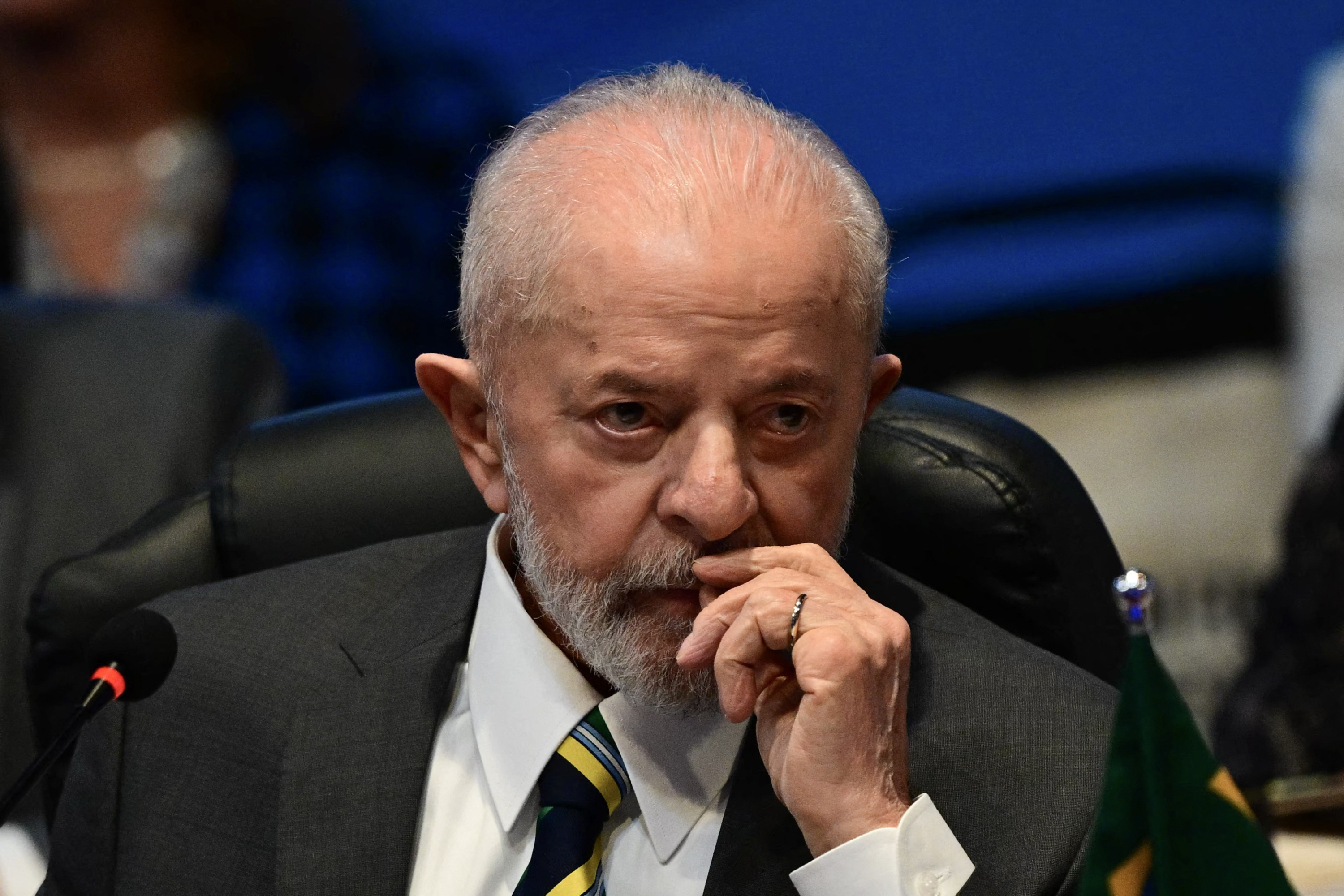 Luiz Inácio Lula da Silva, during the G20 Ministerial Meeting in Rio de Janeiro.