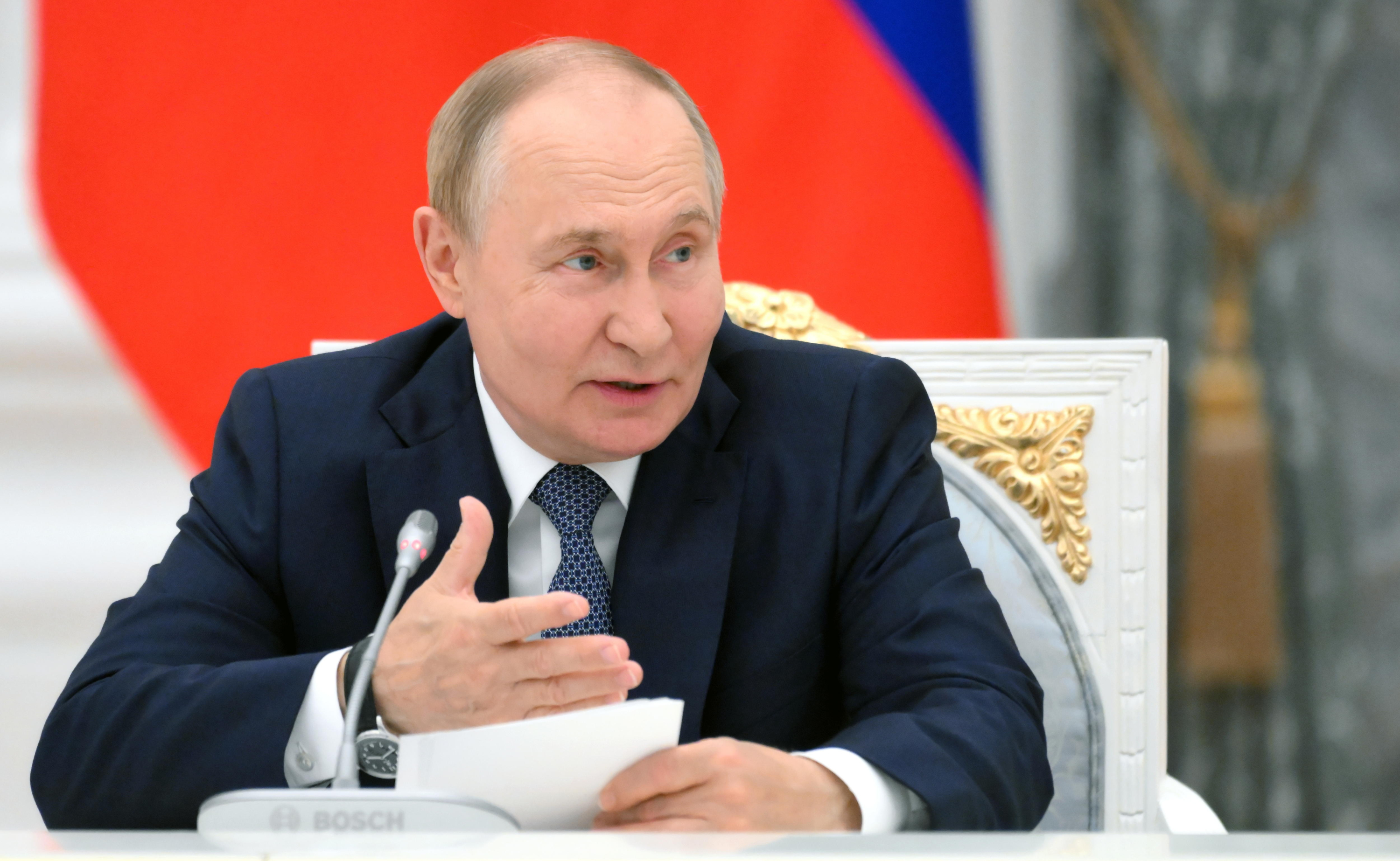 El presidente de Rusia, Vladimir Putin.