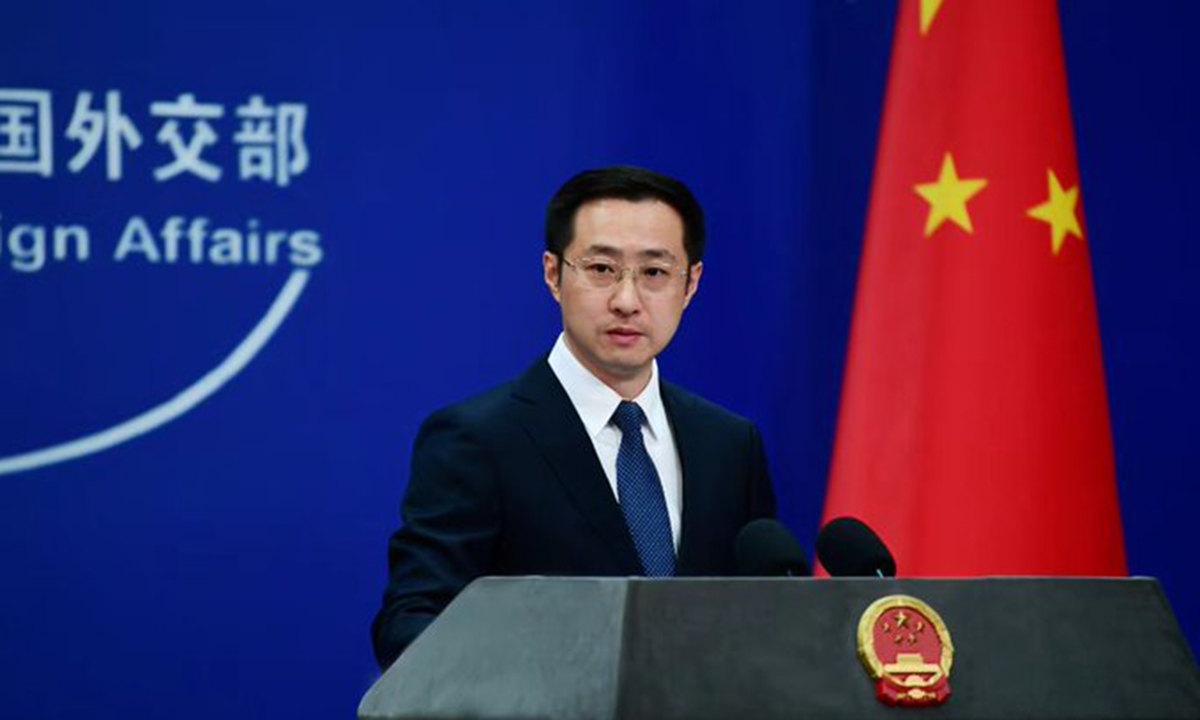 Lin Jian, Portavoz del Ministerio de Relaciones Exteriores.