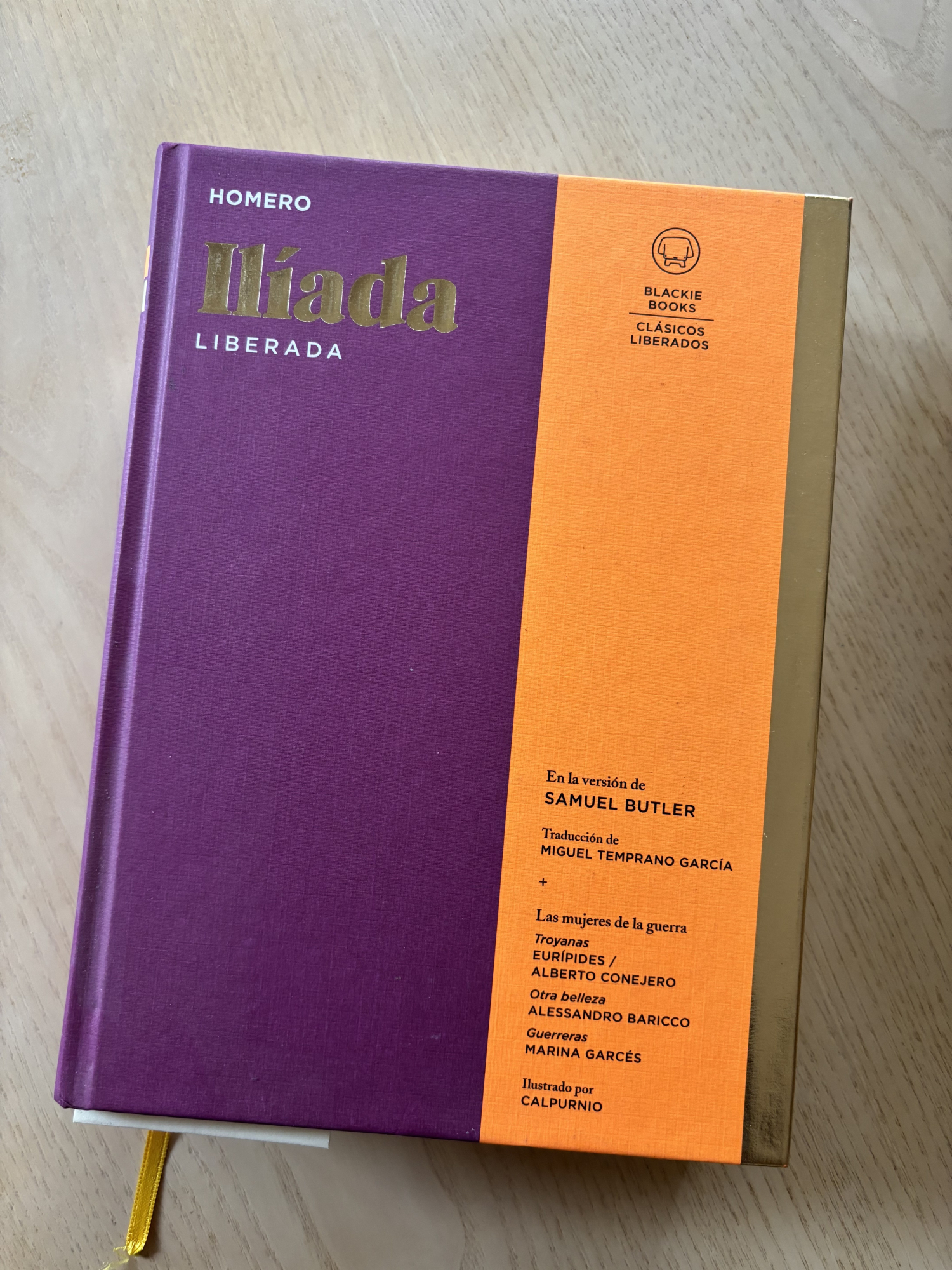 La Iliada de Homero.
