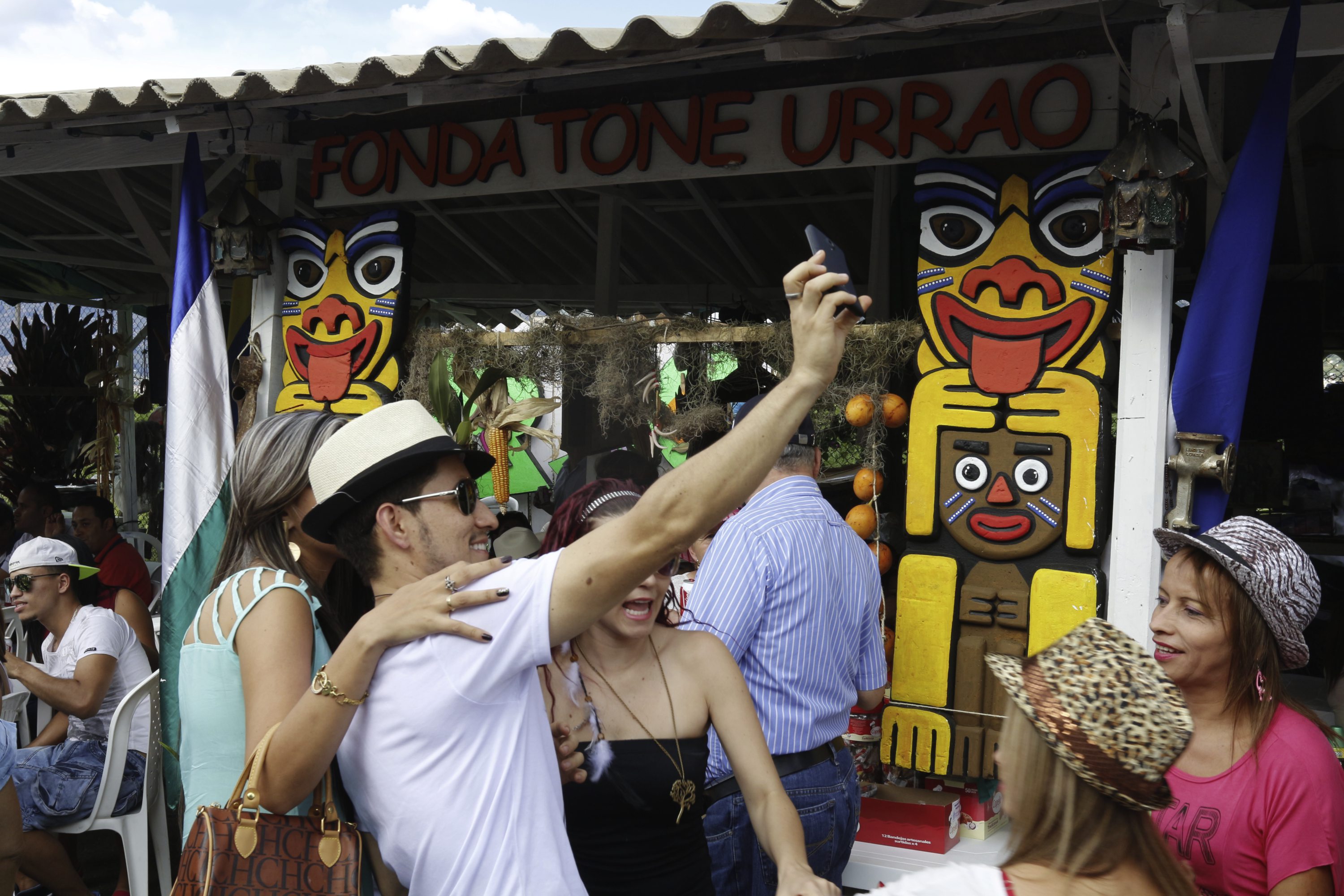 Fondas de Feria de Flores en el Aeroparque Juan Pablo II