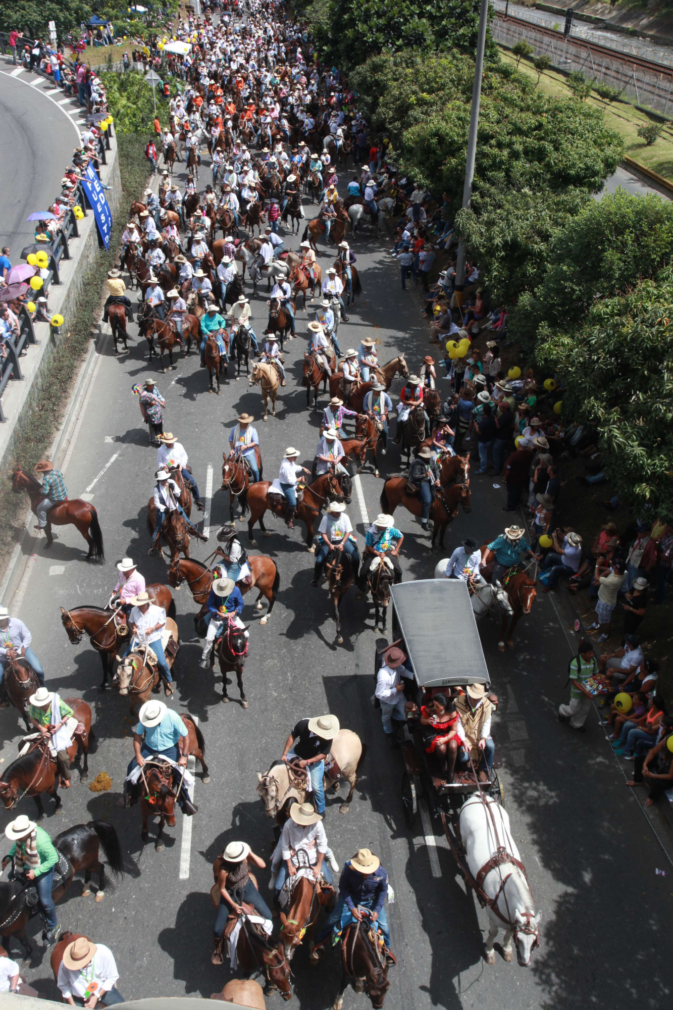 Cabalgata Feria de Flores 2013 con la participación de 600 caballistas