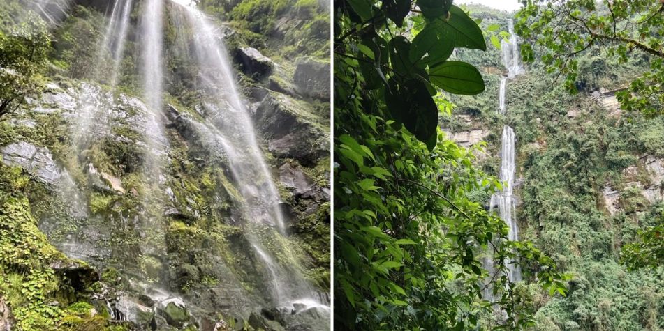 La Chorrera mesure 590 mètres.