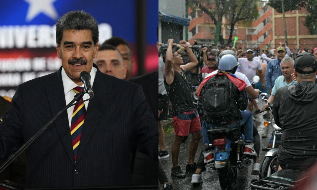 Nicolas Maduro on the protests