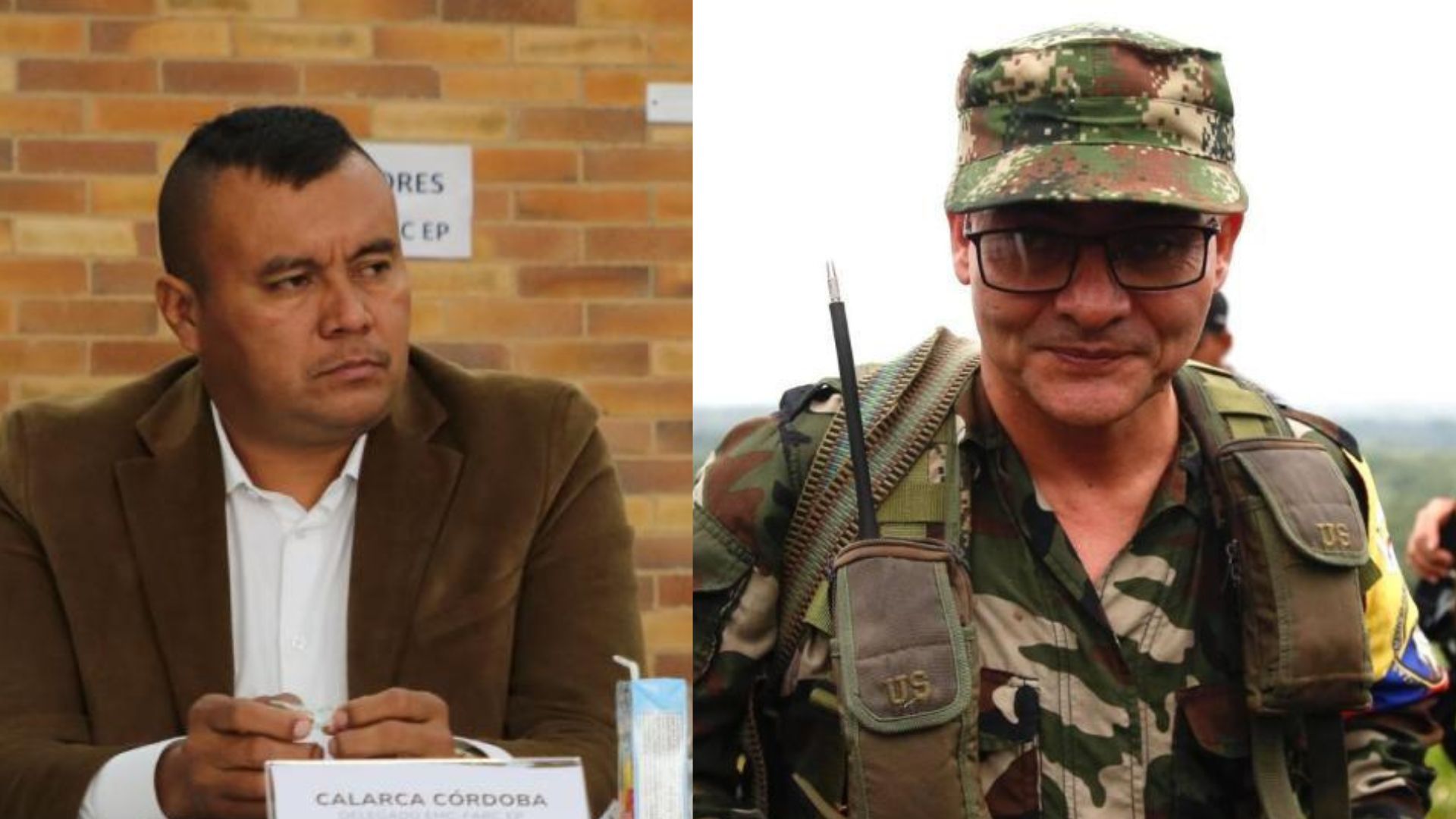 Alexander Díaz, alias Calarcá Córdoba y Néstor Gregorio Vera Fernández, alias Iván Mordisco.