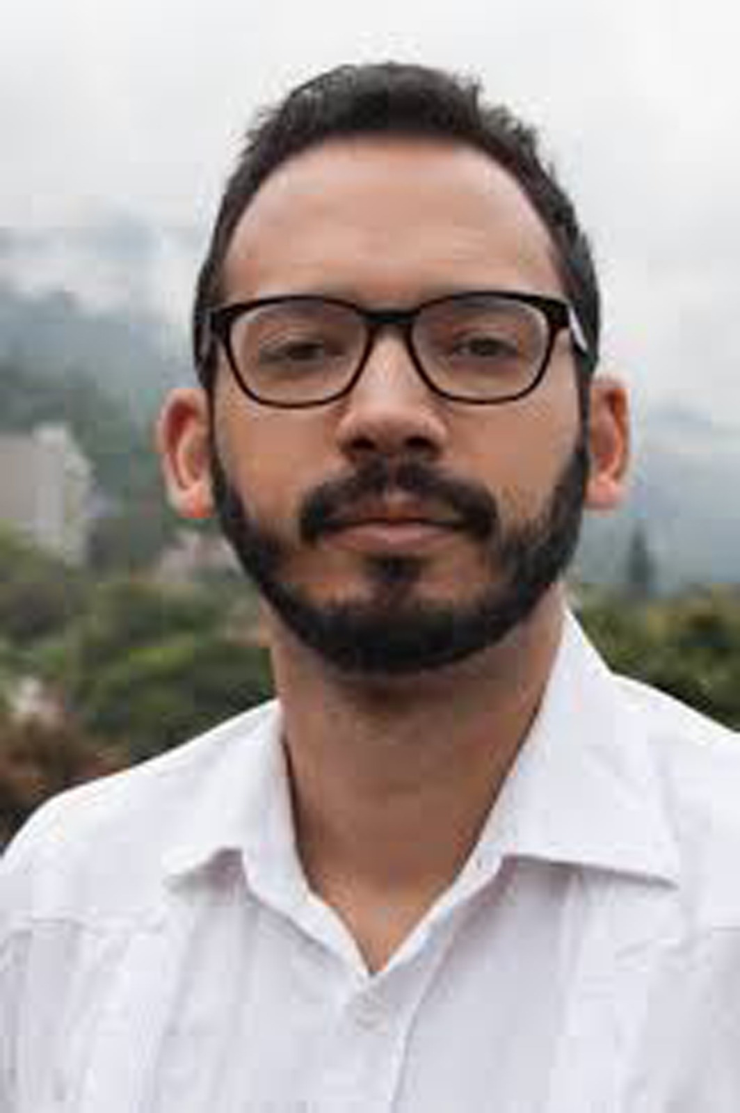 Venezuelan writer Rodrigo Blanco Calderón, who left his country and lives in Malaga, Spain.