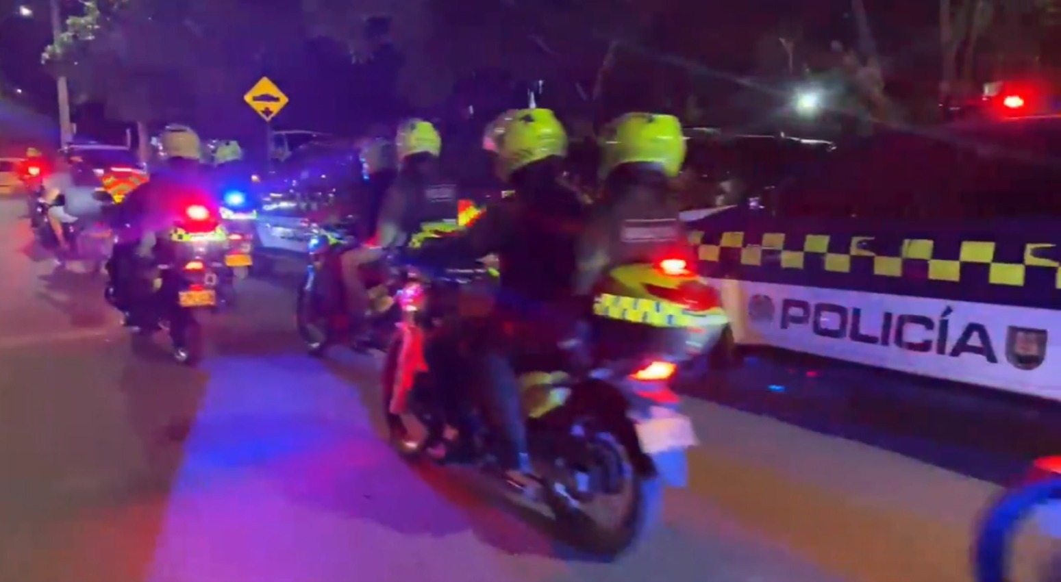 El pasado viernes por la noche se llevó a cabo el primer “operativo relámpago” en Las Gardenias.
