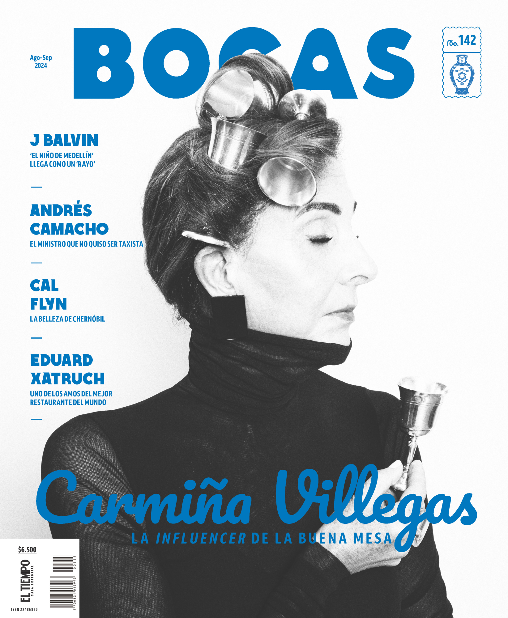 Carmiña Villegas es la portada de la nueva edición de Revista BOCAS.