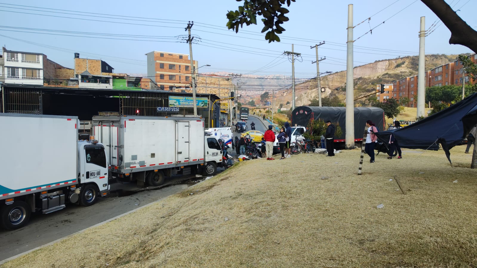 En Vivo Paro De Camioneros En Bogotá Se Levanta Bloqueo En La Av Primera De Mayo Y 7709