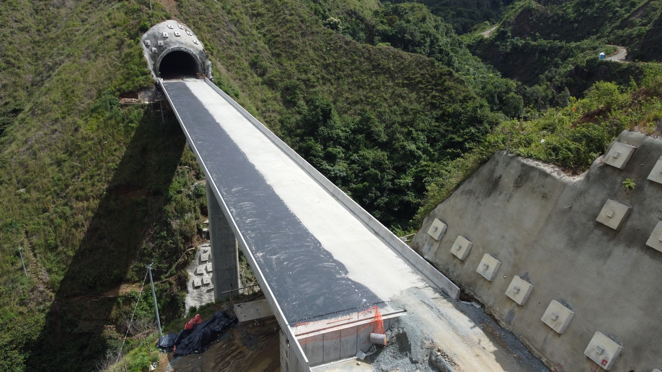 Obras del túnel del Toyo