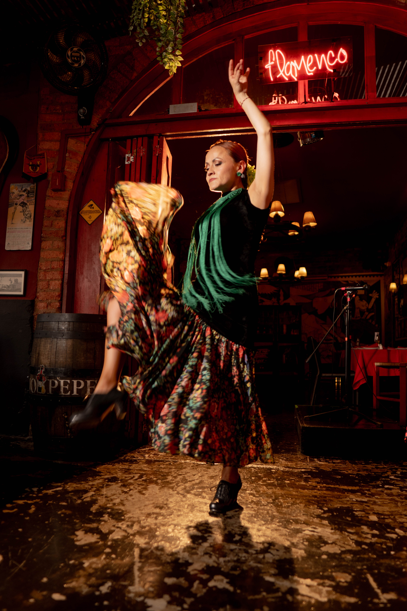 Los 'shows' de flamenco se hacen todas las semanas de jueves a viernes.