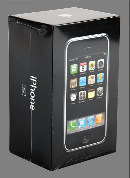 This iPhone 4G in its original box was sold at auction for over US$