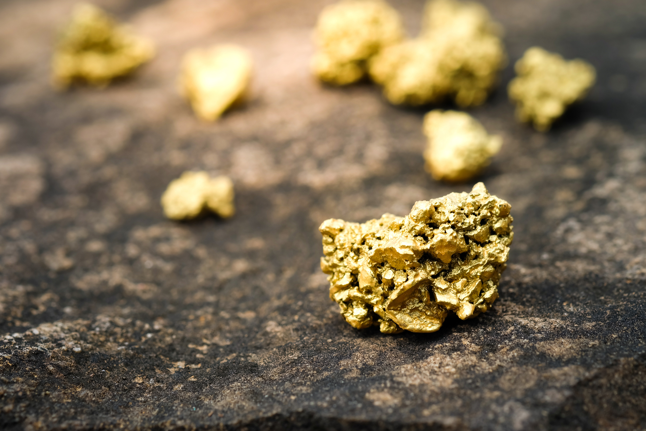 California es el mejor estado para encontrar oro.