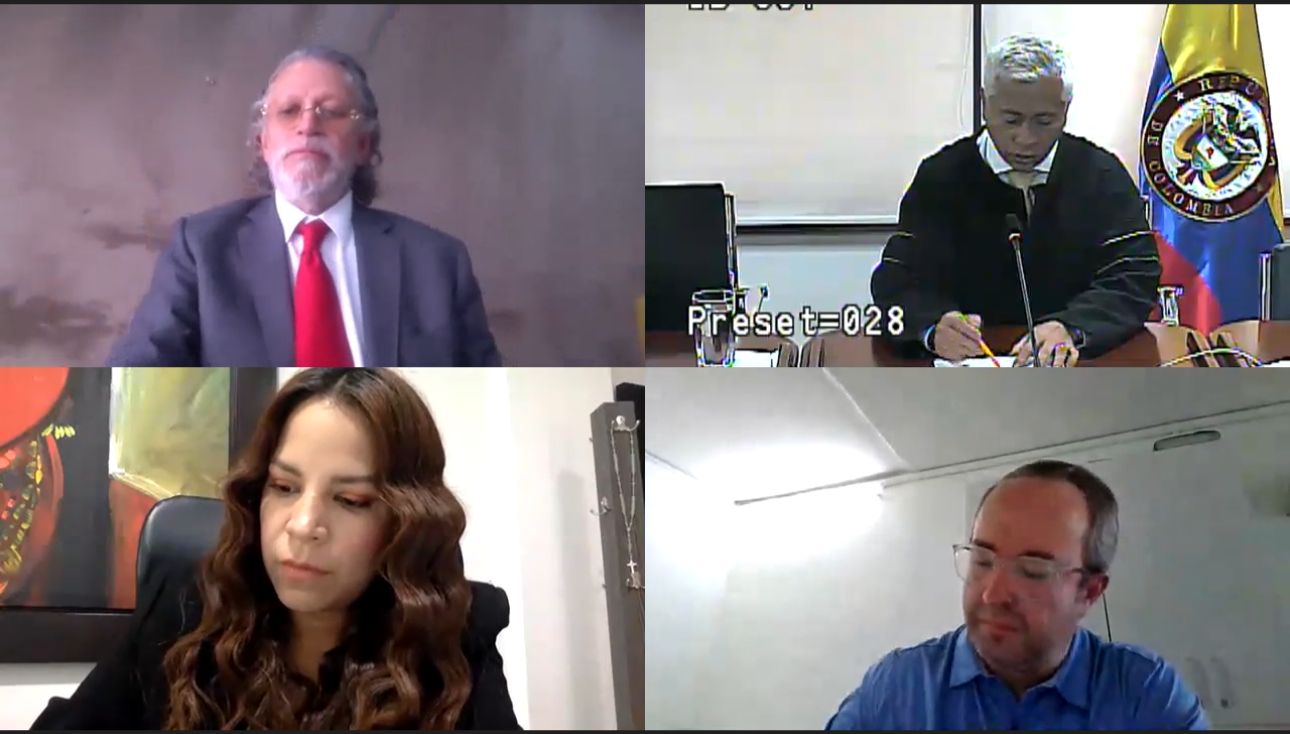 Ciro Ramírez en la audiencia.