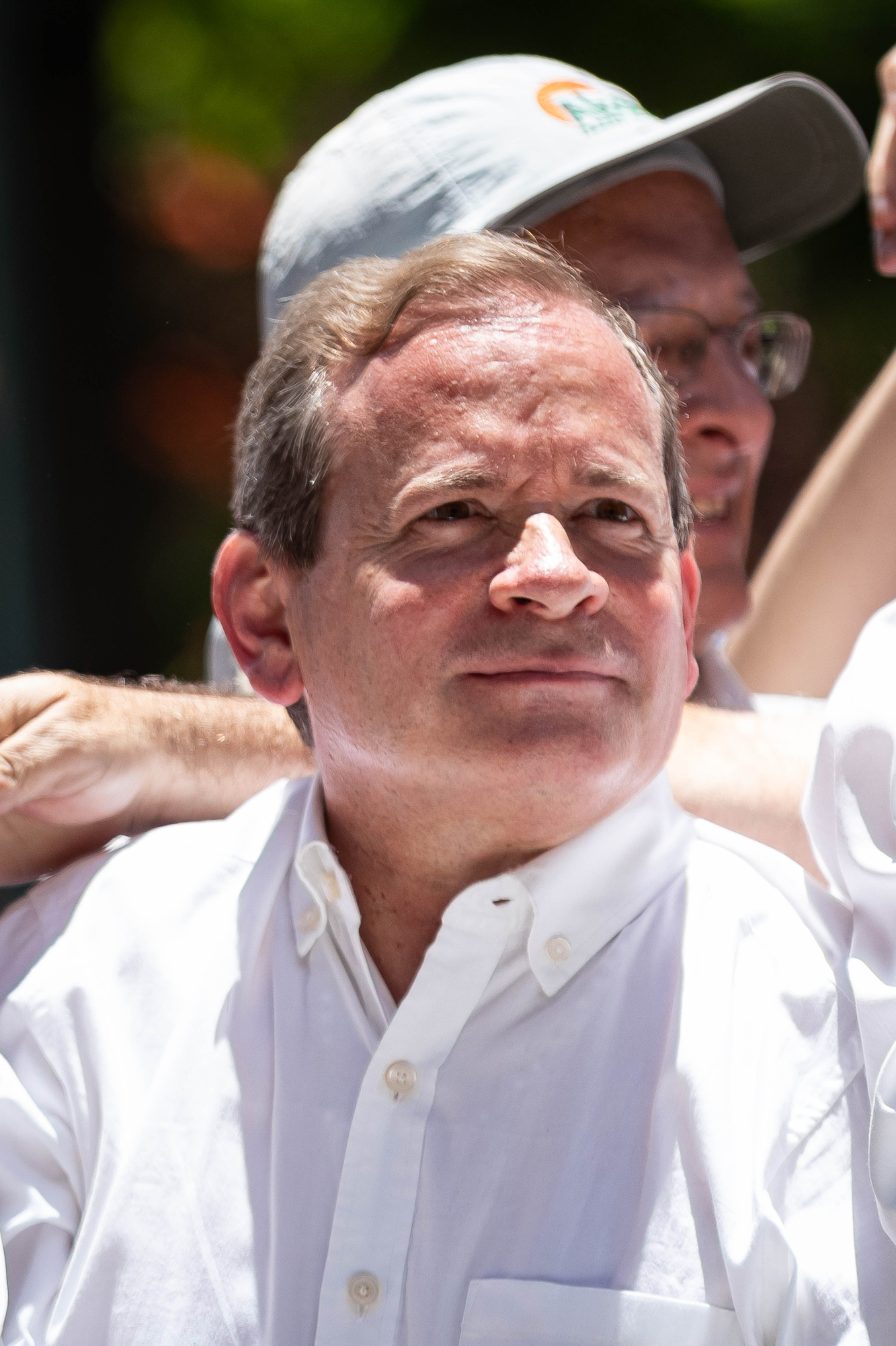 Photograph taken on August 28, 2024 showing former Venezuelan deputy Juan Pablo Guanipa during an opposition demonstration, in Caracas (Venezuela). Members of the majority opposition in Venezuela went from being permanently on the streets to practicing politics from the shelter and virtuality, in the face of 