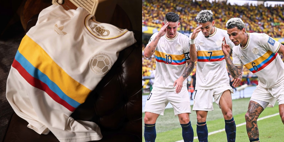 Nueva camiseta de la Selección Colombia.
